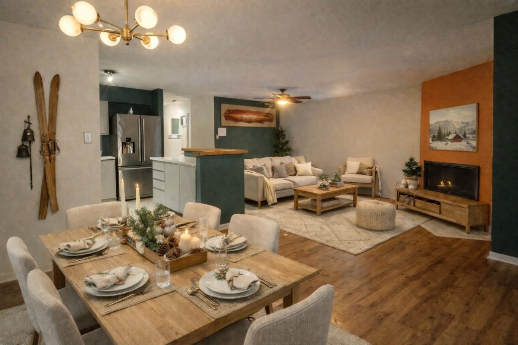 Dining room - staged